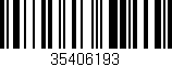 Código de barras (EAN, GTIN, SKU, ISBN): '35406193'