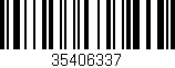 Código de barras (EAN, GTIN, SKU, ISBN): '35406337'