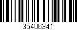 Código de barras (EAN, GTIN, SKU, ISBN): '35406341'