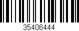 Código de barras (EAN, GTIN, SKU, ISBN): '35406444'