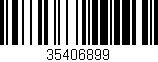 Código de barras (EAN, GTIN, SKU, ISBN): '35406899'