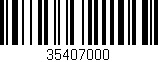 Código de barras (EAN, GTIN, SKU, ISBN): '35407000'