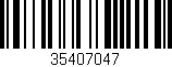 Código de barras (EAN, GTIN, SKU, ISBN): '35407047'