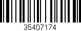 Código de barras (EAN, GTIN, SKU, ISBN): '35407174'