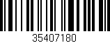 Código de barras (EAN, GTIN, SKU, ISBN): '35407180'