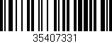 Código de barras (EAN, GTIN, SKU, ISBN): '35407331'