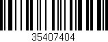 Código de barras (EAN, GTIN, SKU, ISBN): '35407404'