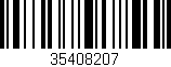 Código de barras (EAN, GTIN, SKU, ISBN): '35408207'
