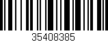 Código de barras (EAN, GTIN, SKU, ISBN): '35408385'