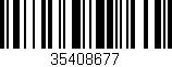 Código de barras (EAN, GTIN, SKU, ISBN): '35408677'