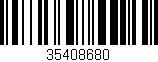 Código de barras (EAN, GTIN, SKU, ISBN): '35408680'