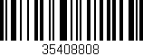 Código de barras (EAN, GTIN, SKU, ISBN): '35408808'