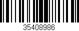 Código de barras (EAN, GTIN, SKU, ISBN): '35408986'