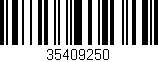 Código de barras (EAN, GTIN, SKU, ISBN): '35409250'