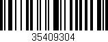 Código de barras (EAN, GTIN, SKU, ISBN): '35409304'