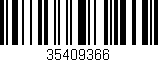 Código de barras (EAN, GTIN, SKU, ISBN): '35409366'