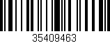 Código de barras (EAN, GTIN, SKU, ISBN): '35409463'