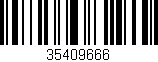 Código de barras (EAN, GTIN, SKU, ISBN): '35409666'