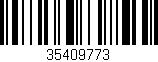 Código de barras (EAN, GTIN, SKU, ISBN): '35409773'