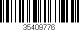 Código de barras (EAN, GTIN, SKU, ISBN): '35409776'