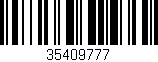 Código de barras (EAN, GTIN, SKU, ISBN): '35409777'