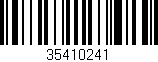 Código de barras (EAN, GTIN, SKU, ISBN): '35410241'