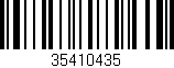 Código de barras (EAN, GTIN, SKU, ISBN): '35410435'