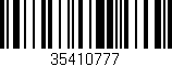 Código de barras (EAN, GTIN, SKU, ISBN): '35410777'