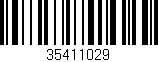 Código de barras (EAN, GTIN, SKU, ISBN): '35411029'