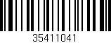 Código de barras (EAN, GTIN, SKU, ISBN): '35411041'