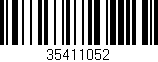 Código de barras (EAN, GTIN, SKU, ISBN): '35411052'