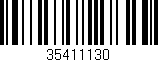 Código de barras (EAN, GTIN, SKU, ISBN): '35411130'