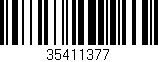 Código de barras (EAN, GTIN, SKU, ISBN): '35411377'