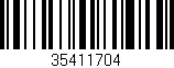 Código de barras (EAN, GTIN, SKU, ISBN): '35411704'