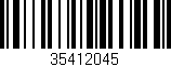 Código de barras (EAN, GTIN, SKU, ISBN): '35412045'