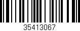 Código de barras (EAN, GTIN, SKU, ISBN): '35413067'