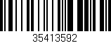 Código de barras (EAN, GTIN, SKU, ISBN): '35413592'