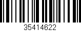 Código de barras (EAN, GTIN, SKU, ISBN): '35414622'
