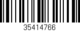 Código de barras (EAN, GTIN, SKU, ISBN): '35414766'