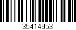 Código de barras (EAN, GTIN, SKU, ISBN): '35414953'