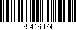 Código de barras (EAN, GTIN, SKU, ISBN): '35416074'