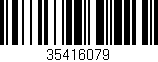 Código de barras (EAN, GTIN, SKU, ISBN): '35416079'