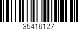 Código de barras (EAN, GTIN, SKU, ISBN): '35416127'