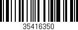 Código de barras (EAN, GTIN, SKU, ISBN): '35416350'