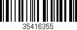 Código de barras (EAN, GTIN, SKU, ISBN): '35416355'
