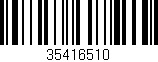 Código de barras (EAN, GTIN, SKU, ISBN): '35416510'