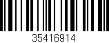 Código de barras (EAN, GTIN, SKU, ISBN): '35416914'