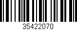 Código de barras (EAN, GTIN, SKU, ISBN): '35422070'