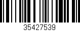 Código de barras (EAN, GTIN, SKU, ISBN): '35427539'