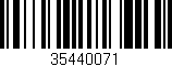Código de barras (EAN, GTIN, SKU, ISBN): '35440071'
